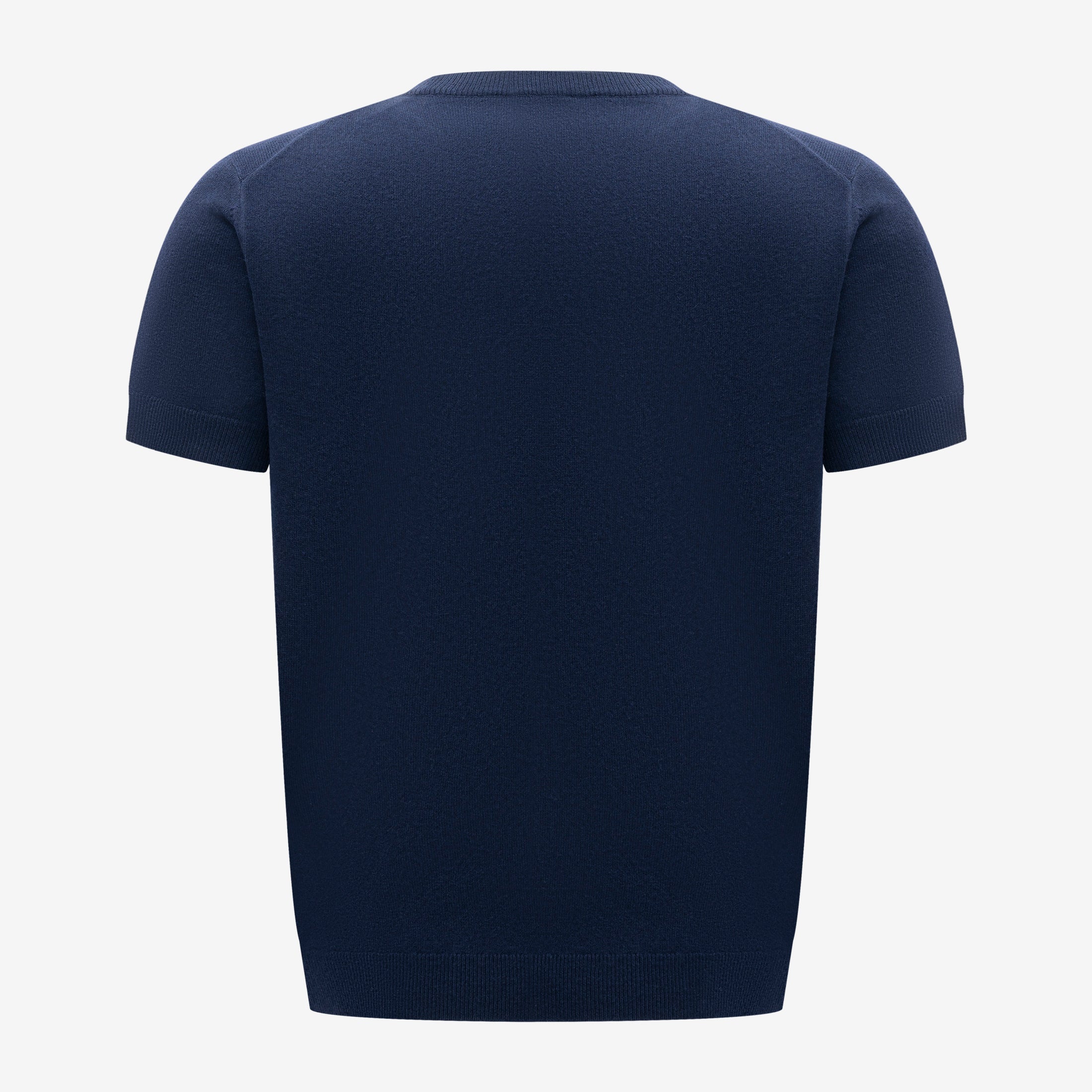 Wollen T-shirt - Marineblauw