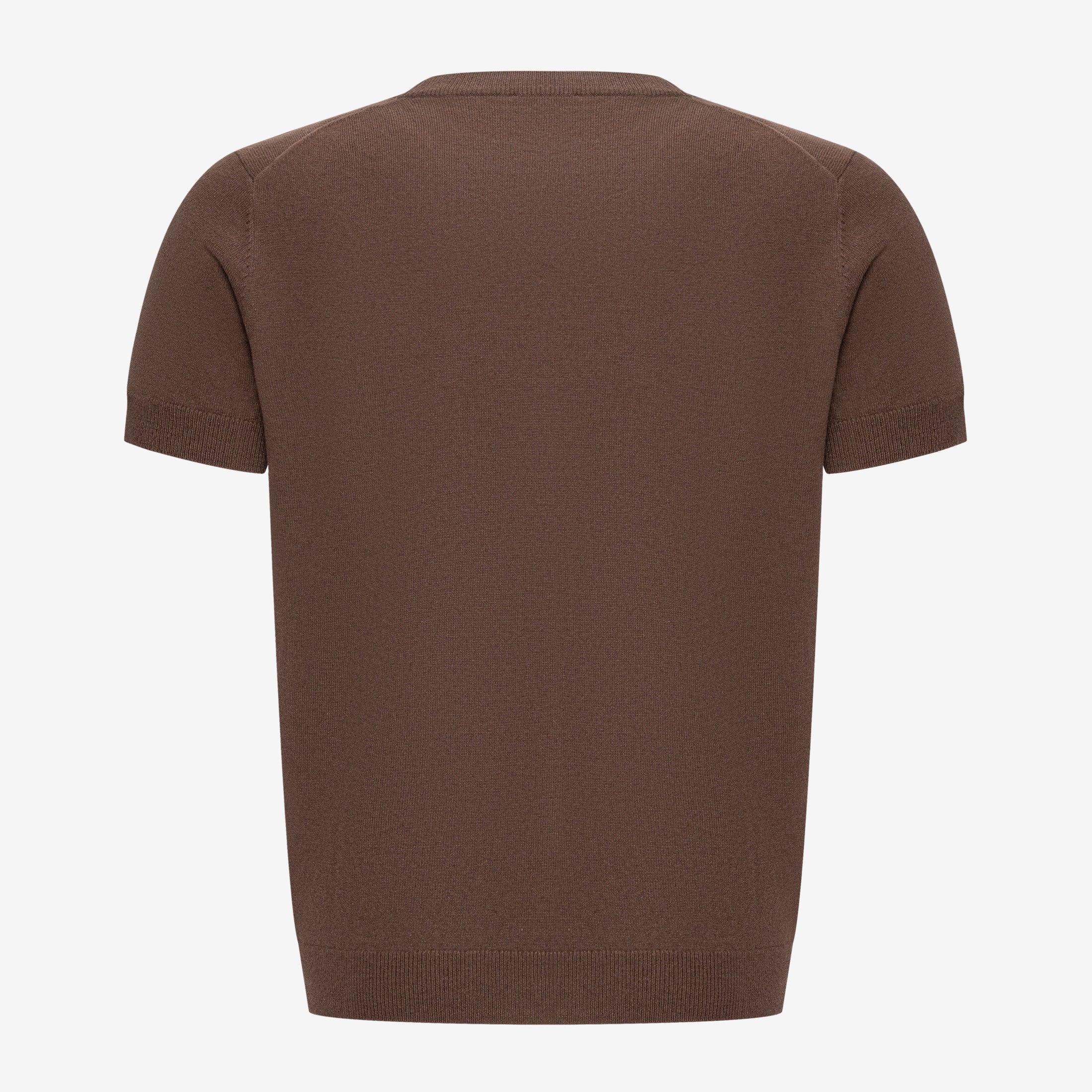 Wollen T-shirt - Bruin