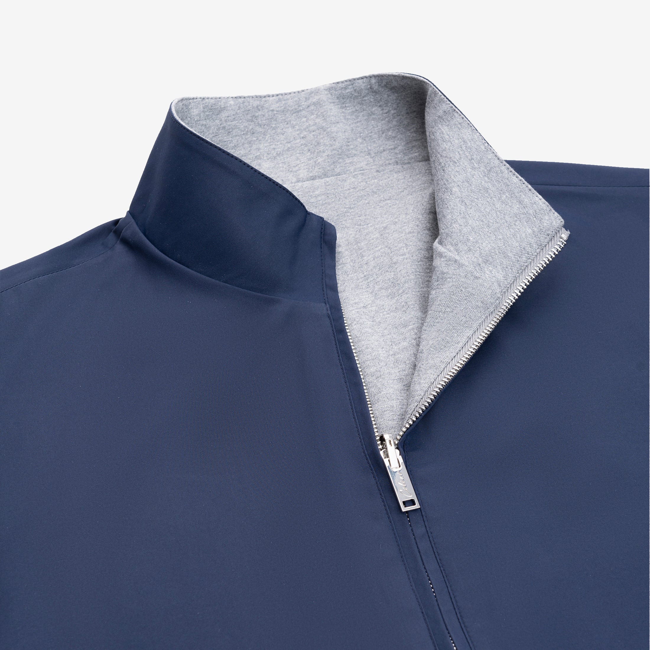 Bodywarmer omkeerbaar - marineblauw / donkergrijs