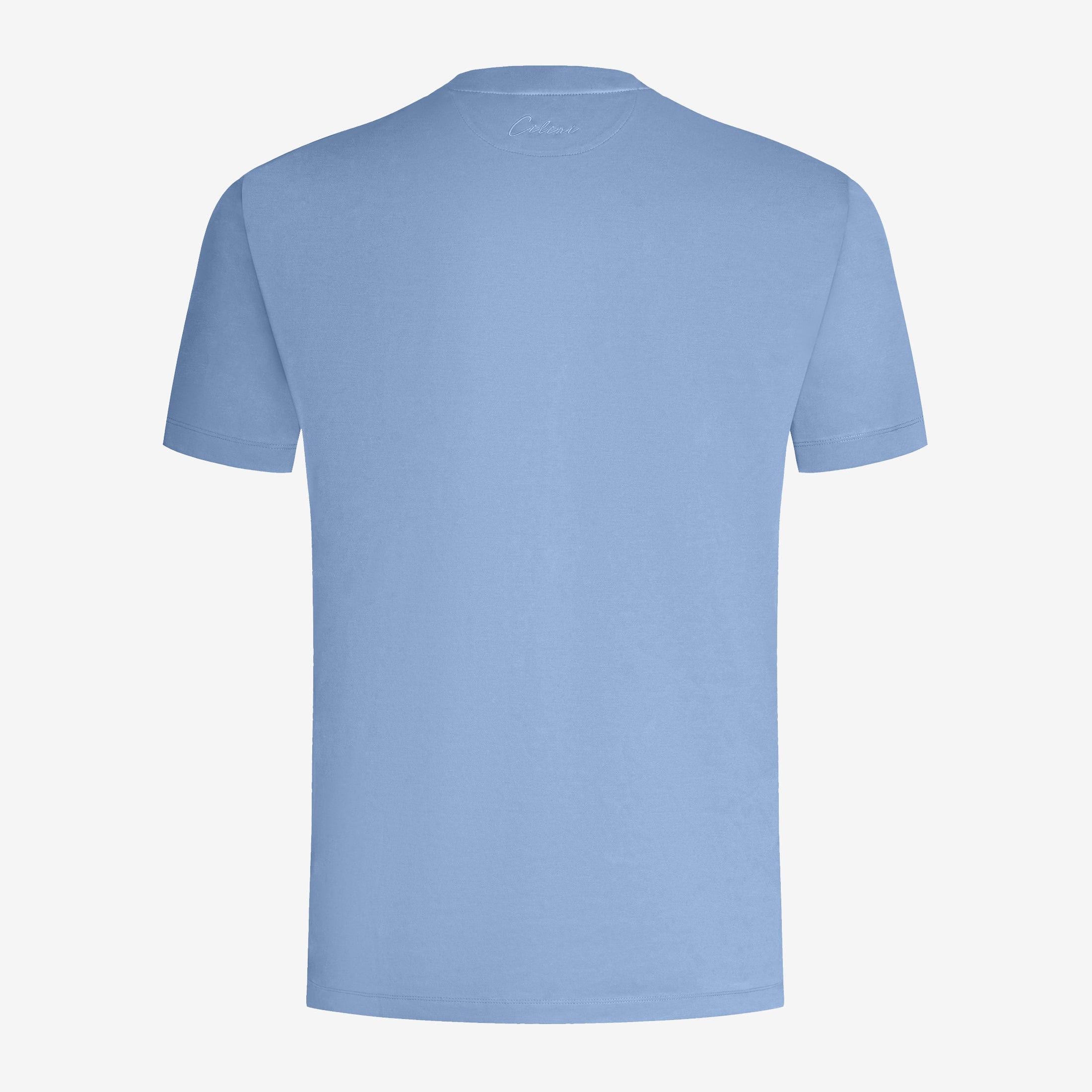 Mercerized Supima T-shirt - Felblauw