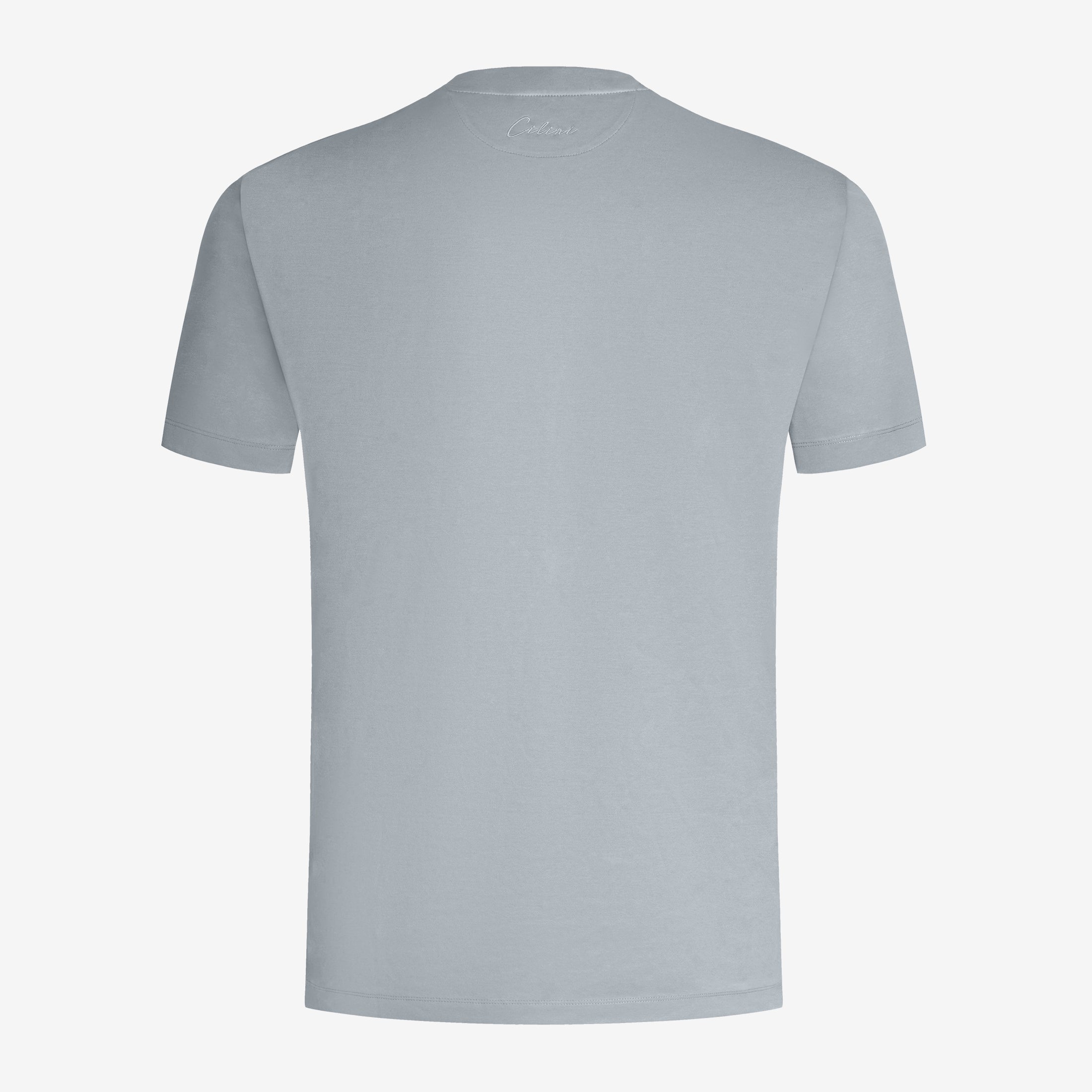 Mercerized Supima T-shirt - Lichtblauw