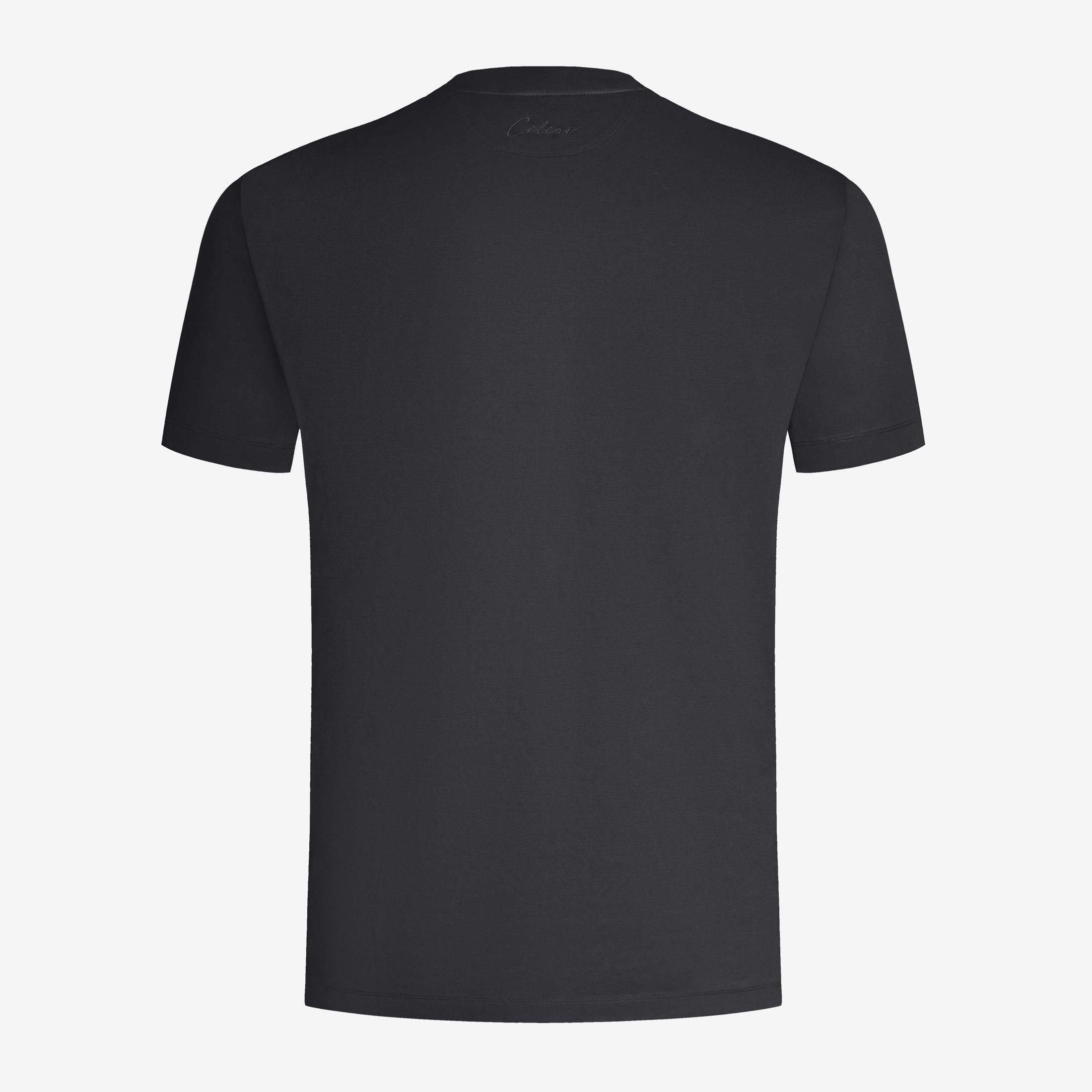 Mercerized Supima T-shirt - Zwart
