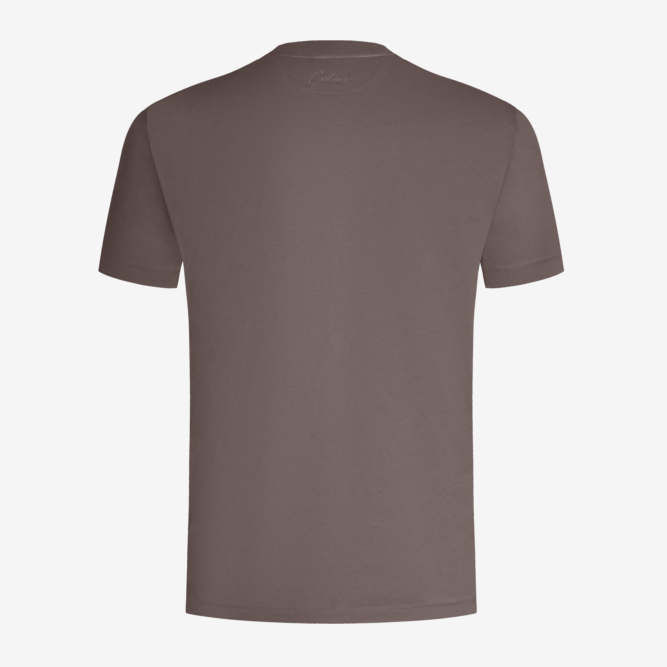 Mercerized Supima T-shirt - Koffie
