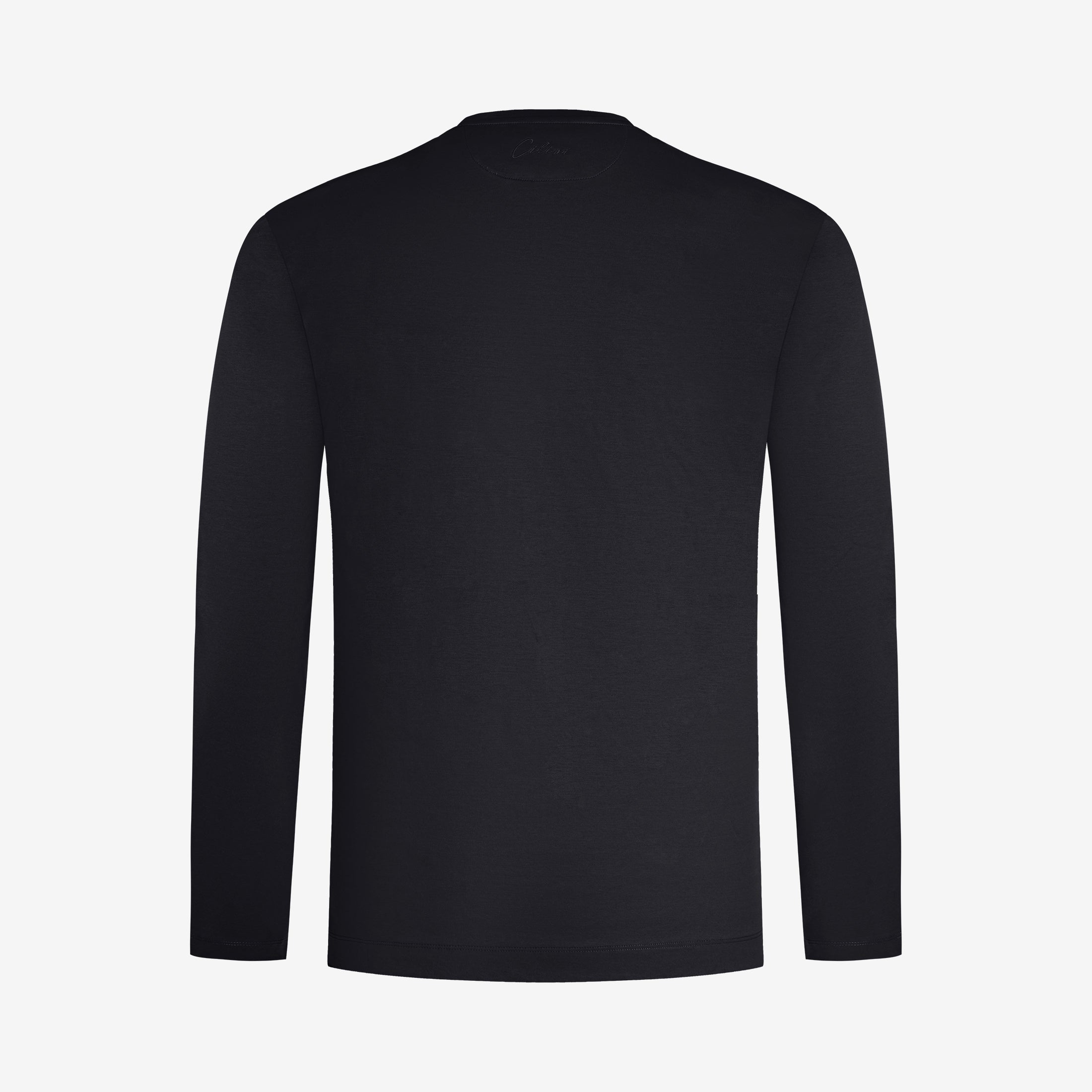 Mercerized Longsleeve - Zwart
