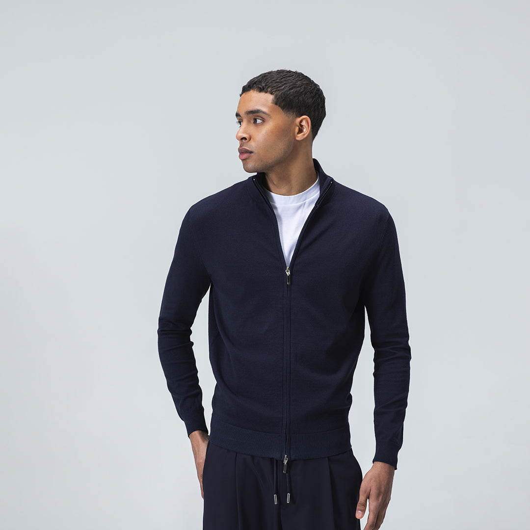 Ritsvest - Marineblauw