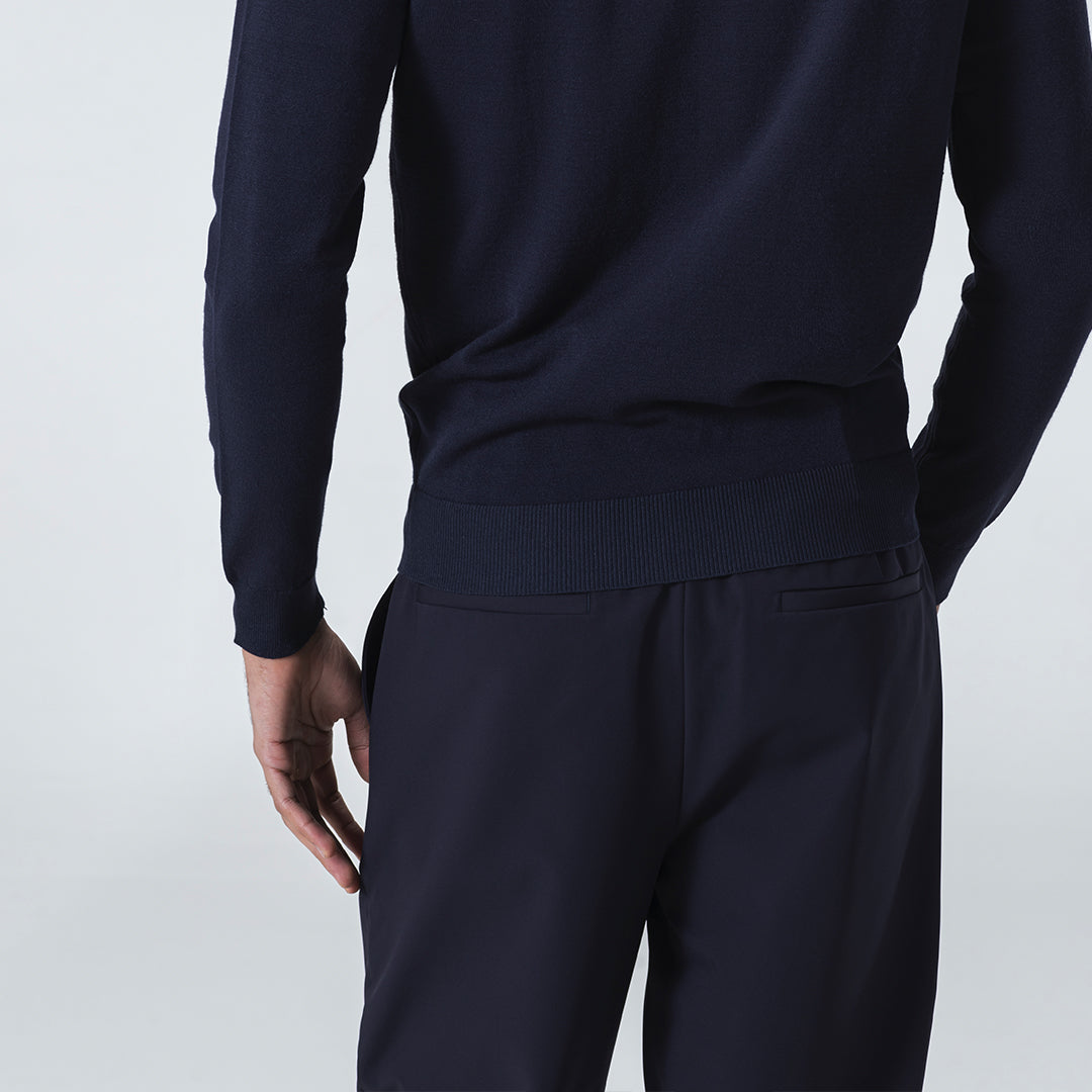 Casual Tech-broek - marineblauw