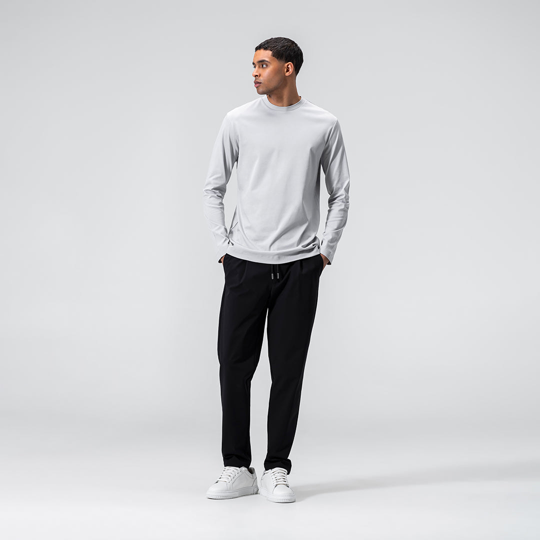 Mercerized Longsleeve - Grijs