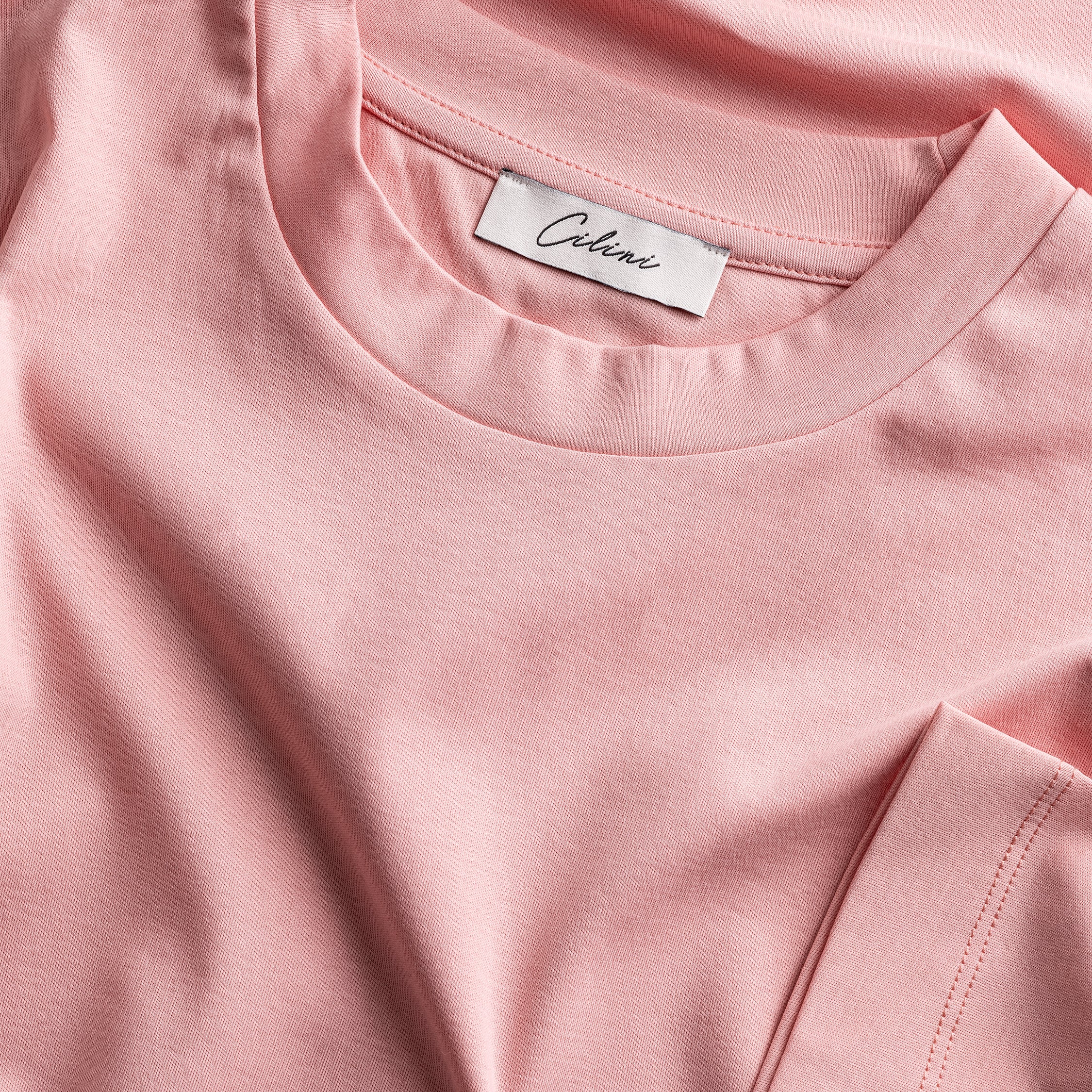 Mercerized Supima T-shirt - Roze