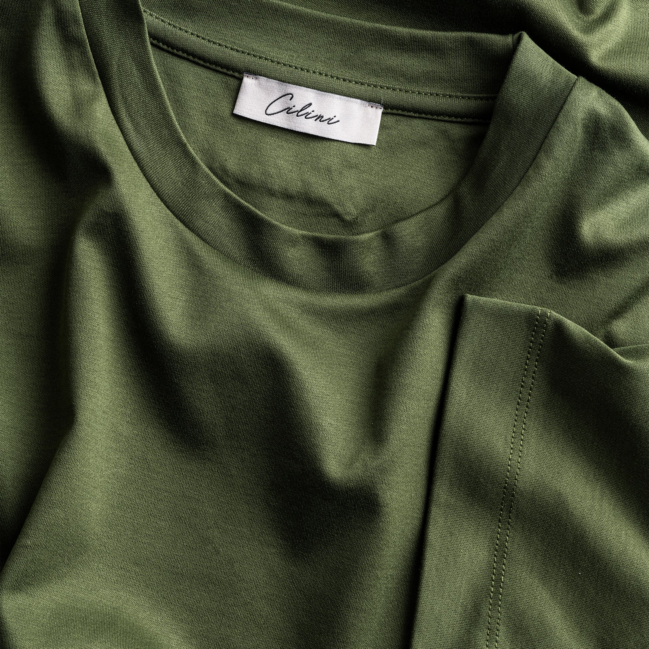 Mercerized Supima T-shirt - Groen