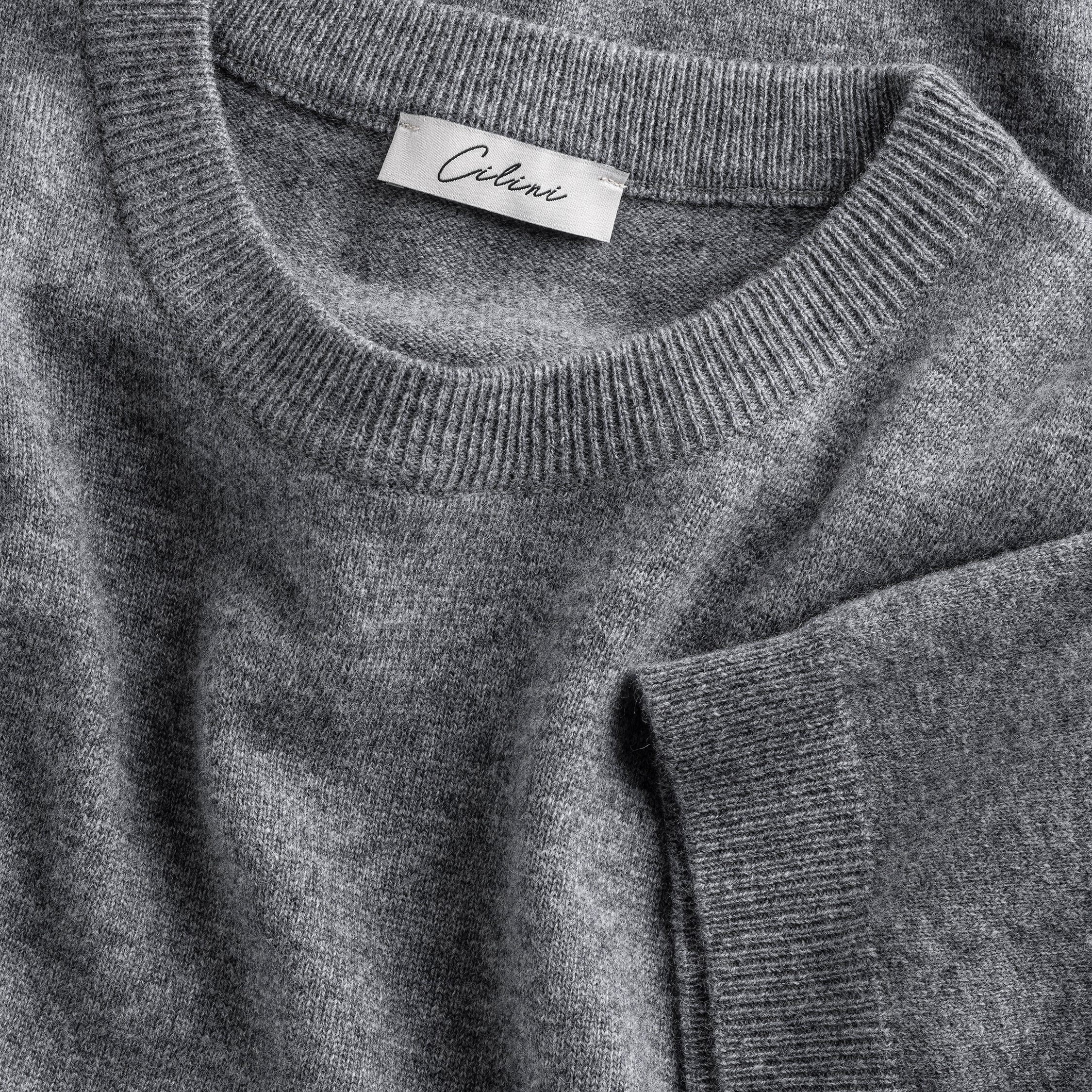 Wollen T-shirt - Grijs