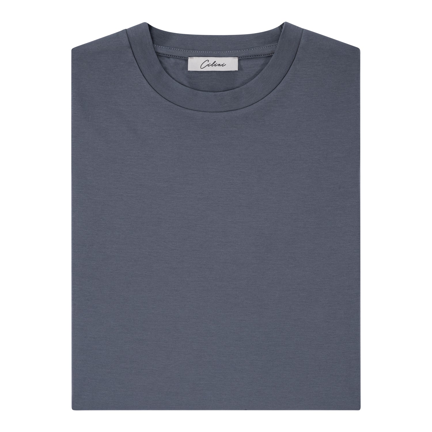 Mercerized Supima T-shirt - Donkergrijs