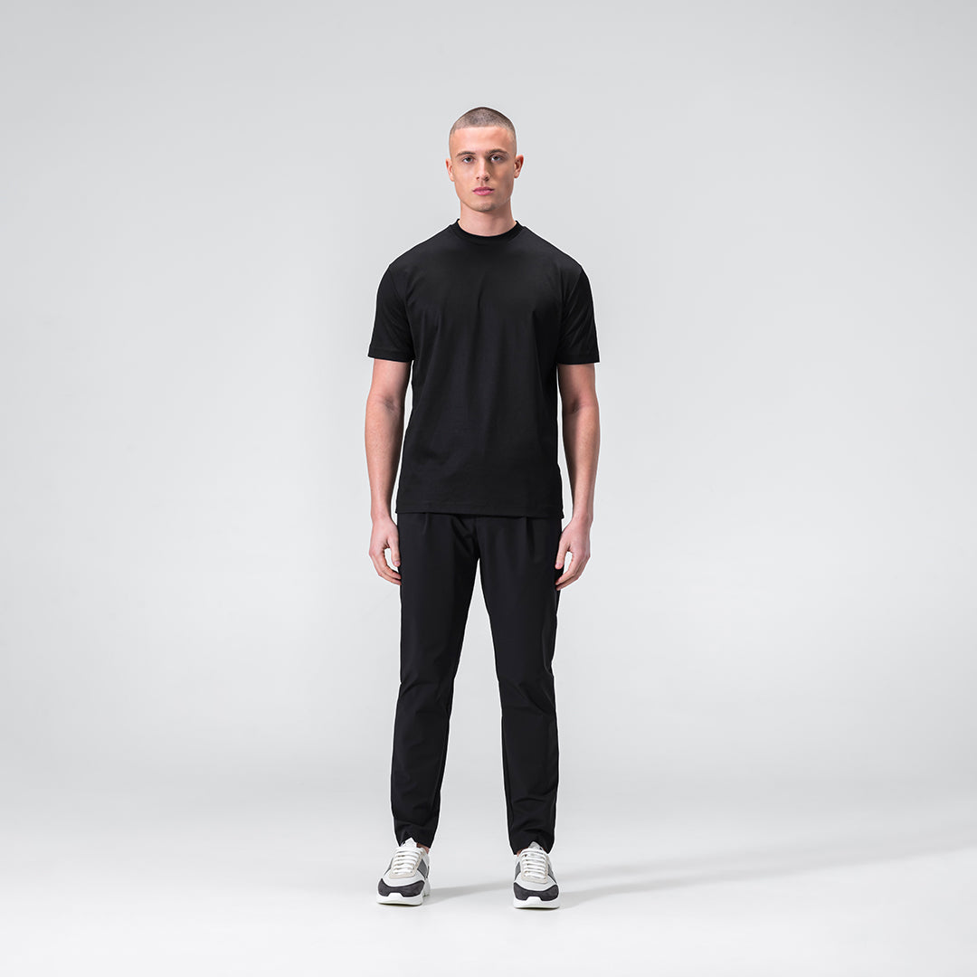 Mercerized Supima T-shirt - Zwart
