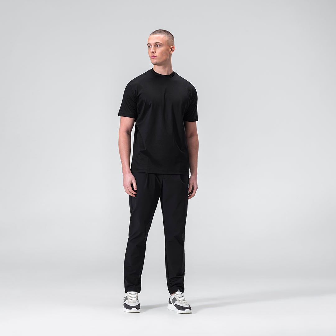 Mercerized Supima T-shirt - Zwart