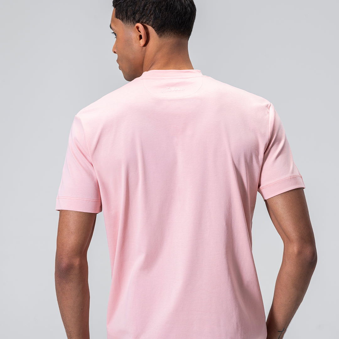 Mercerized Supima T-shirt - Roze