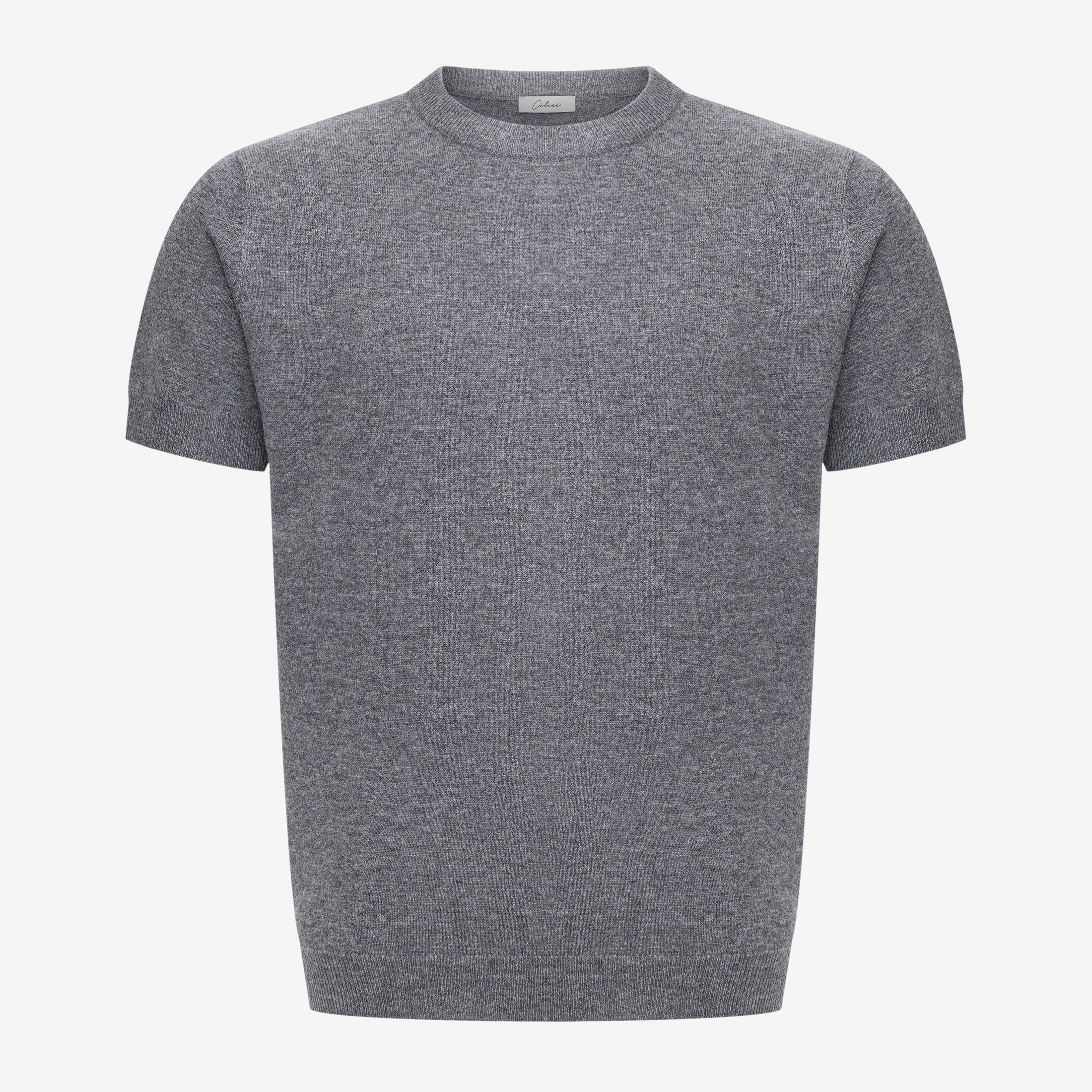 Wollen T-shirt - Grijs