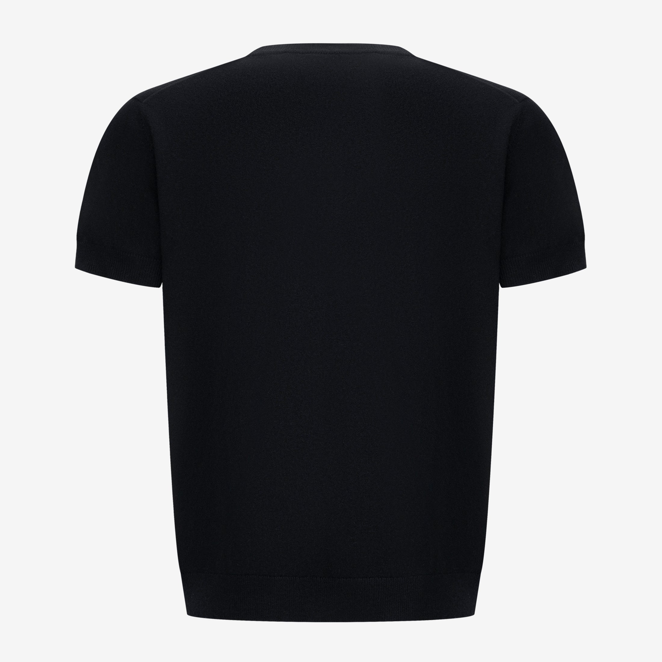 Wollen T-shirt - Zwart