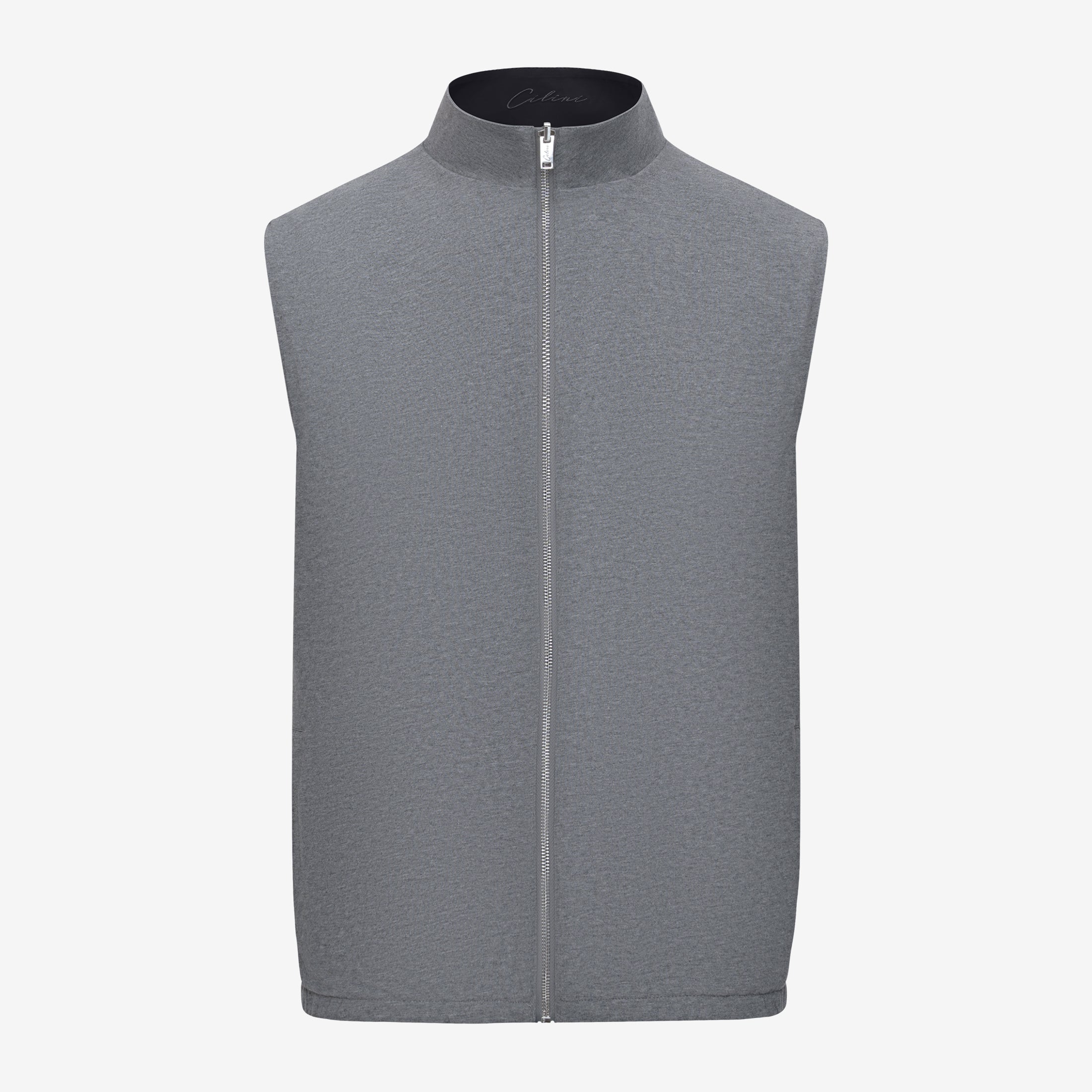 Bodywarmer omkeerbaar - zwart / donkergrijs