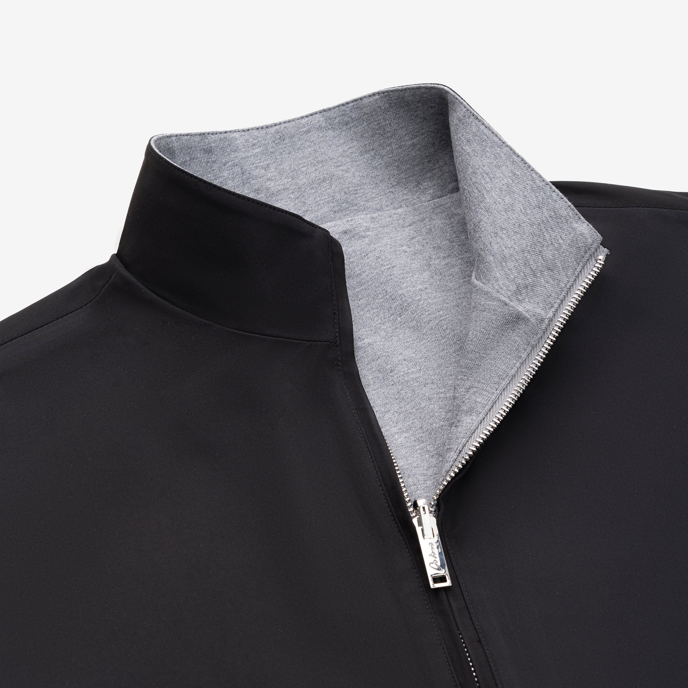 Bodywarmer omkeerbaar - zwart / donkergrijs