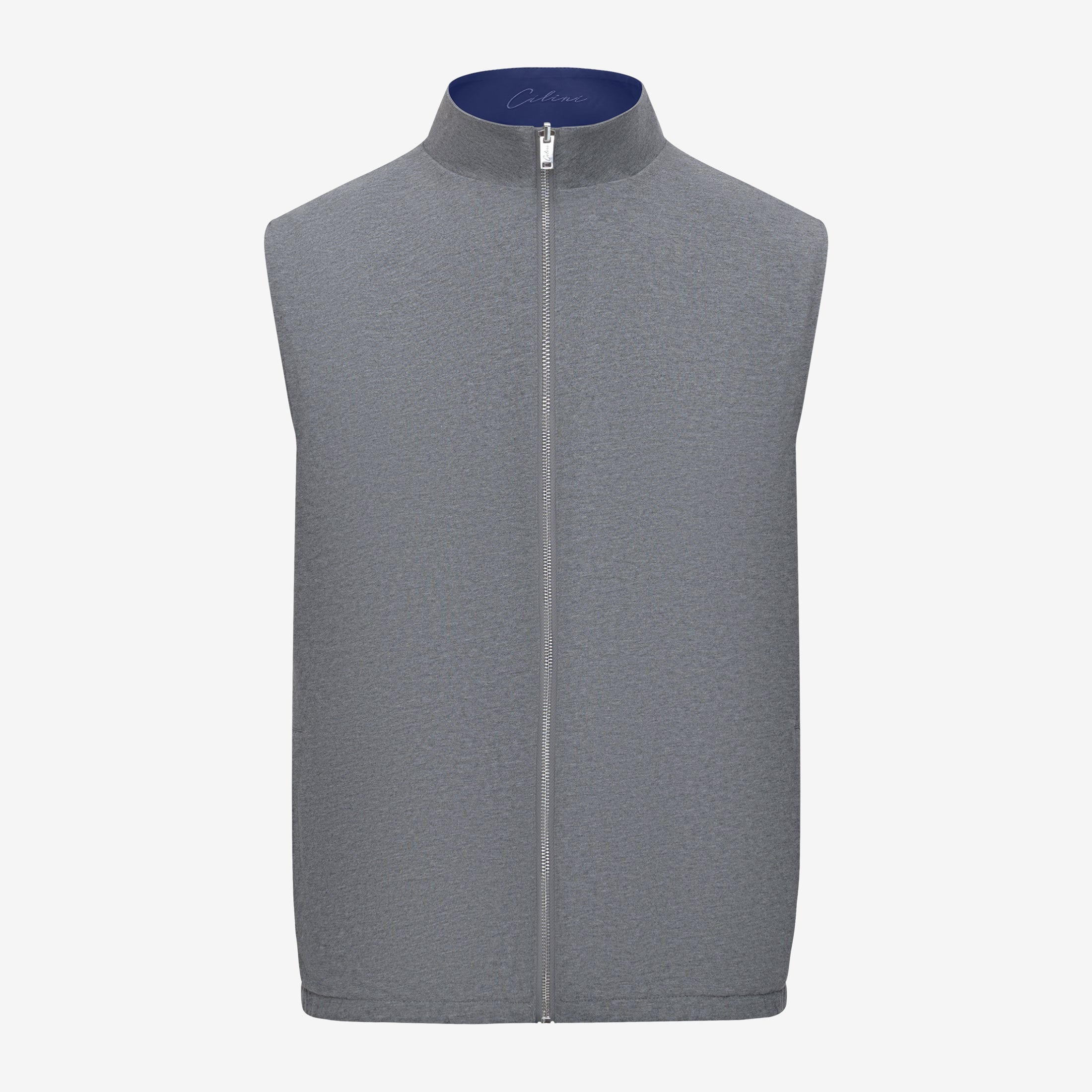 Bodywarmer omkeerbaar - marineblauw / donkergrijs