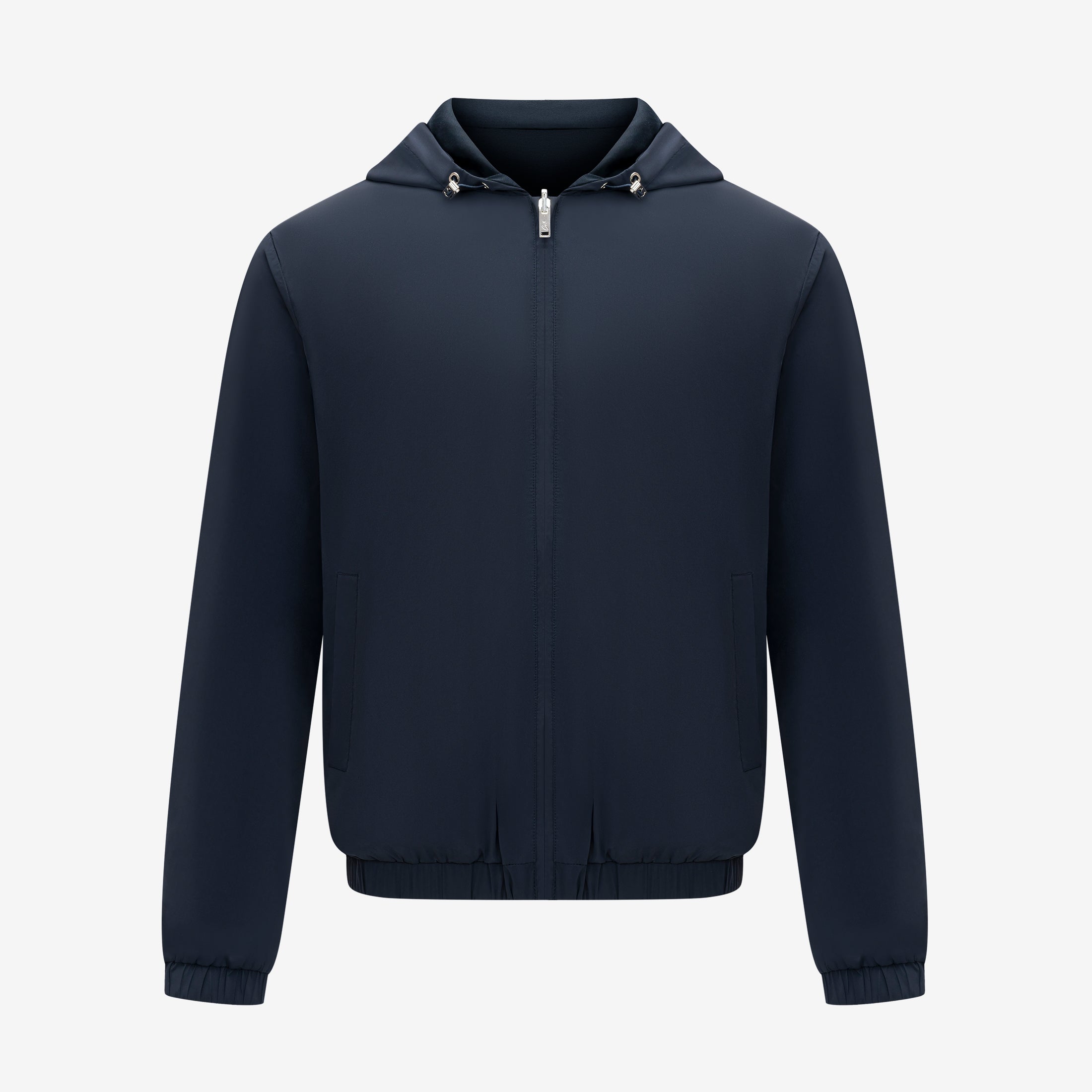 Reversible Jacket With Hood - Navy