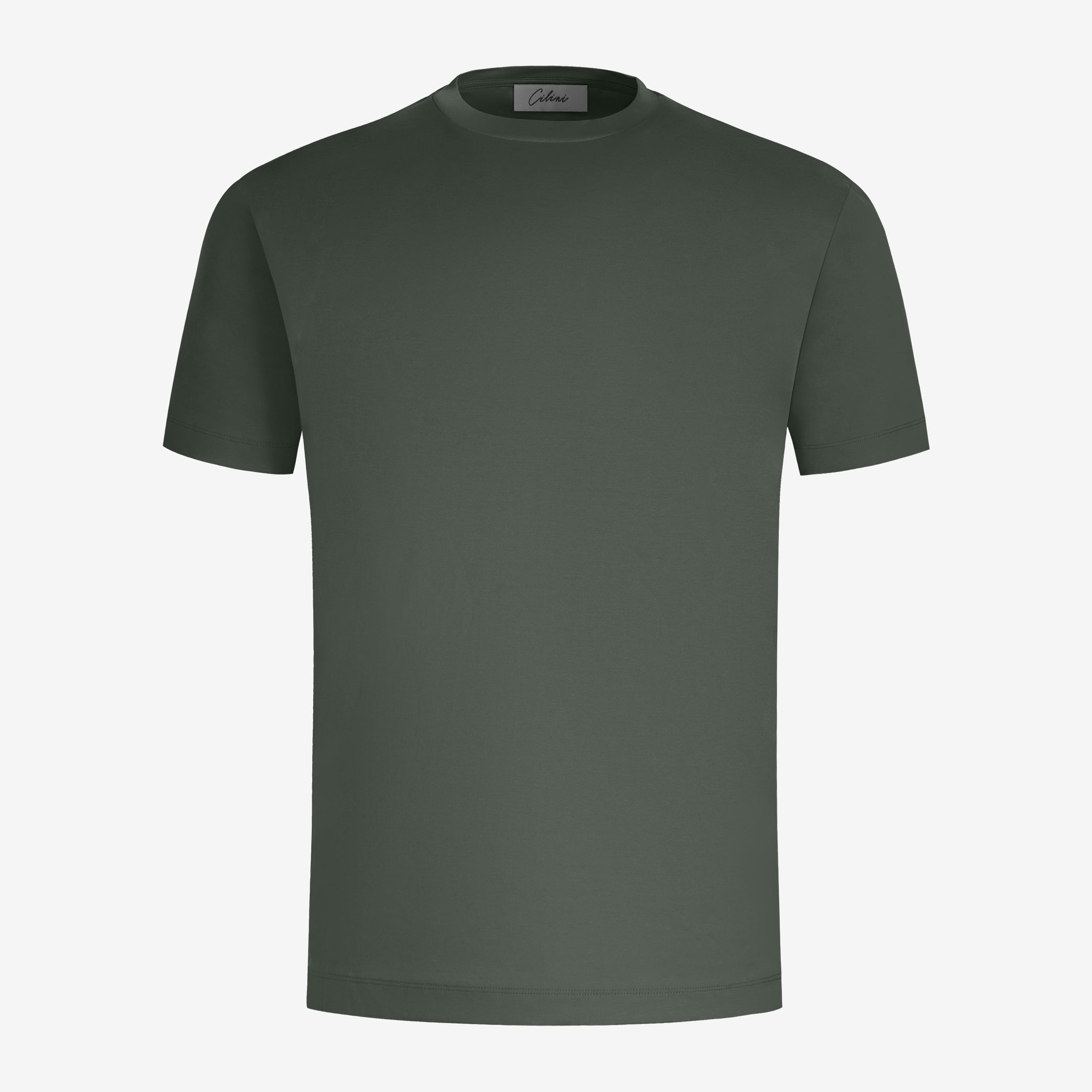 Mercerized Supima T-shirt - Dark Green