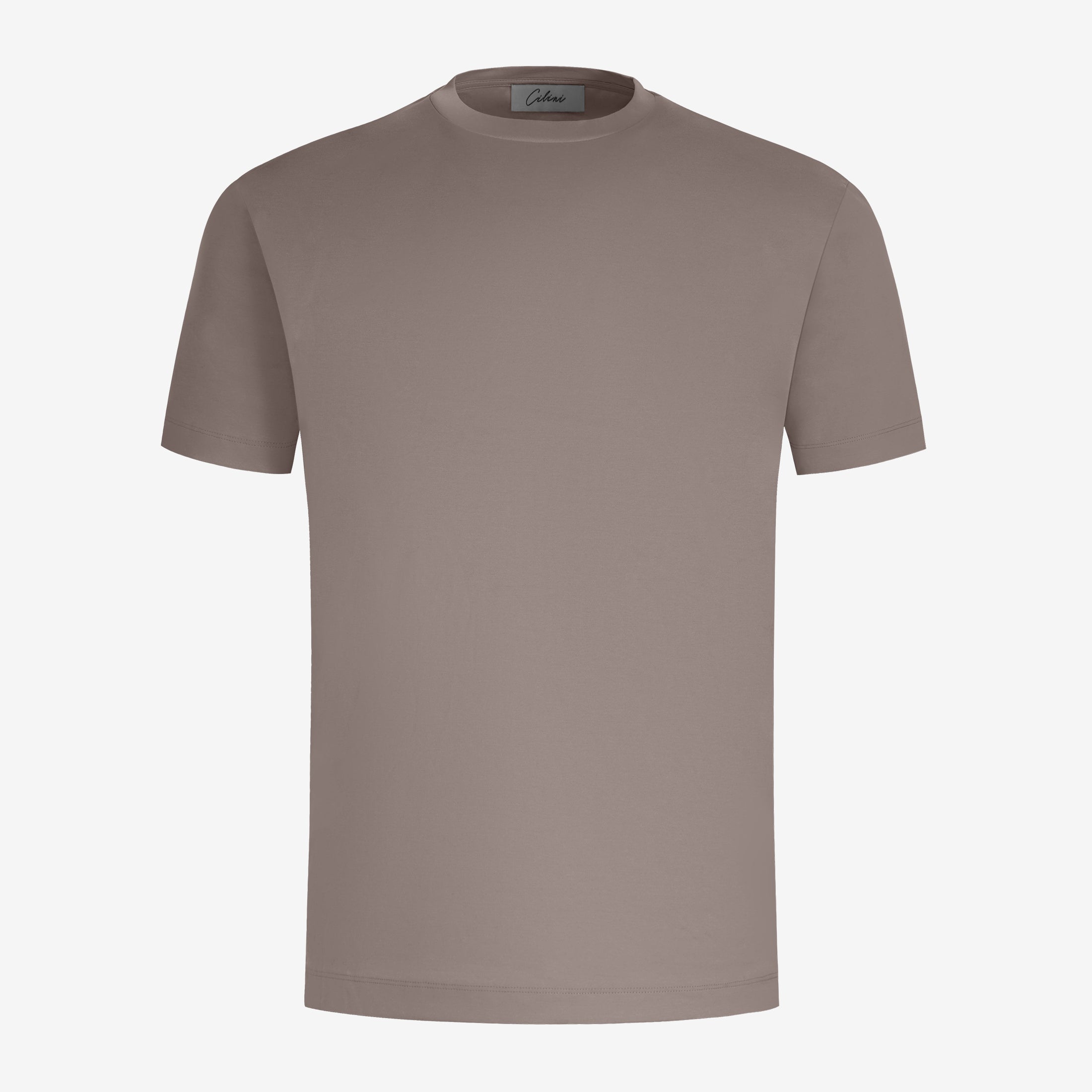 Mercerized Supima T-shirt - Taupe