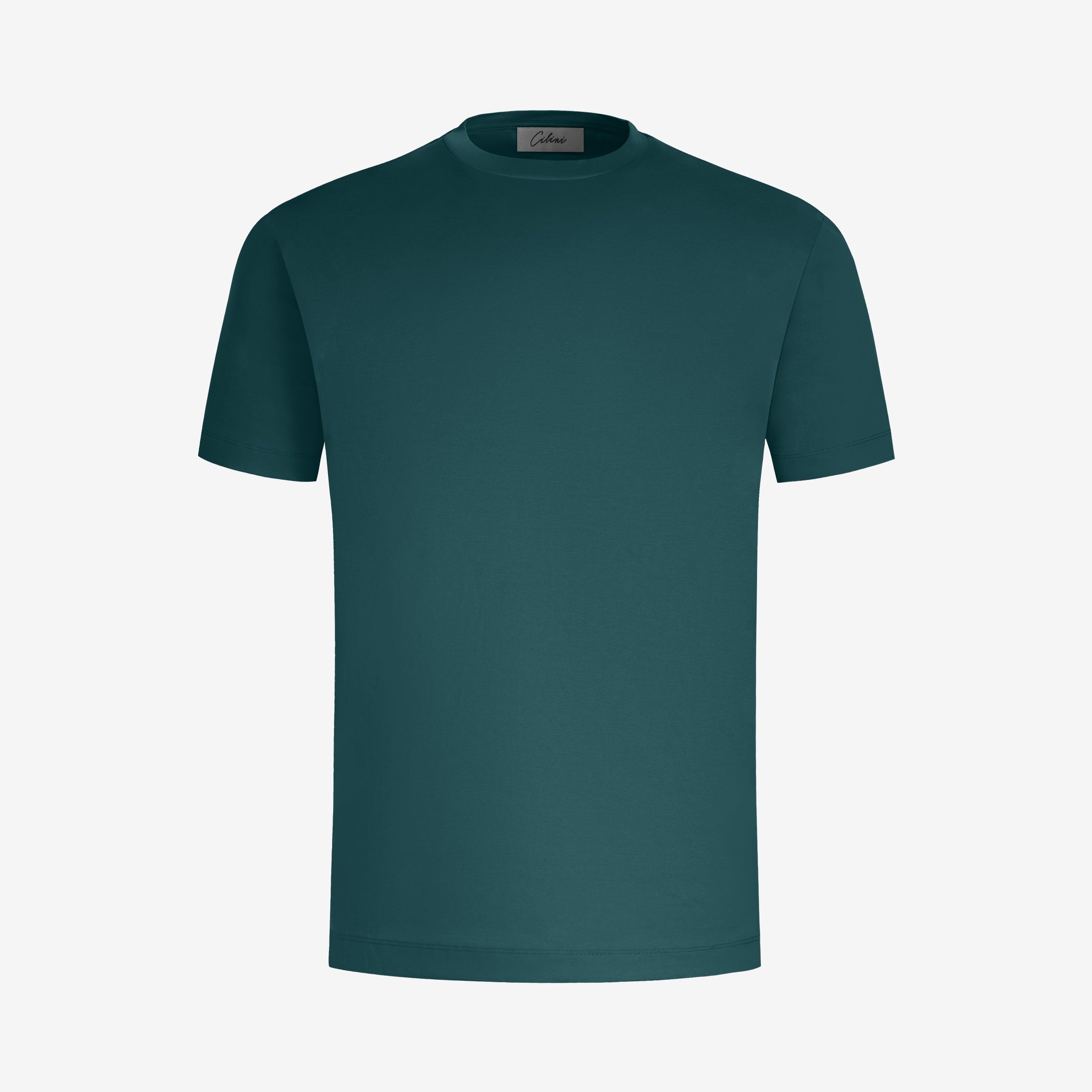 Mercerized Supima T-shirt - Petrol Green
