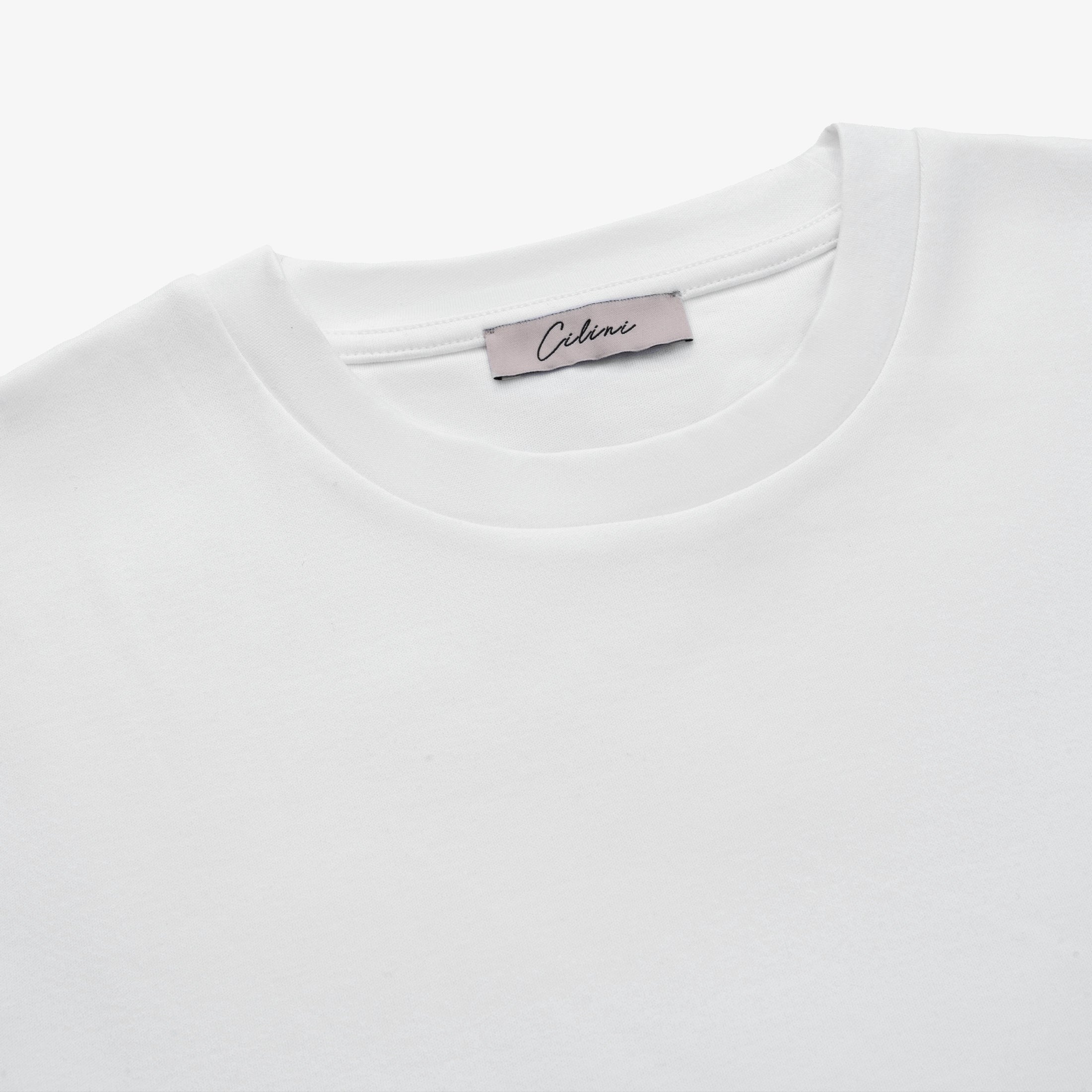 Mercerized Longsleeve - Wit