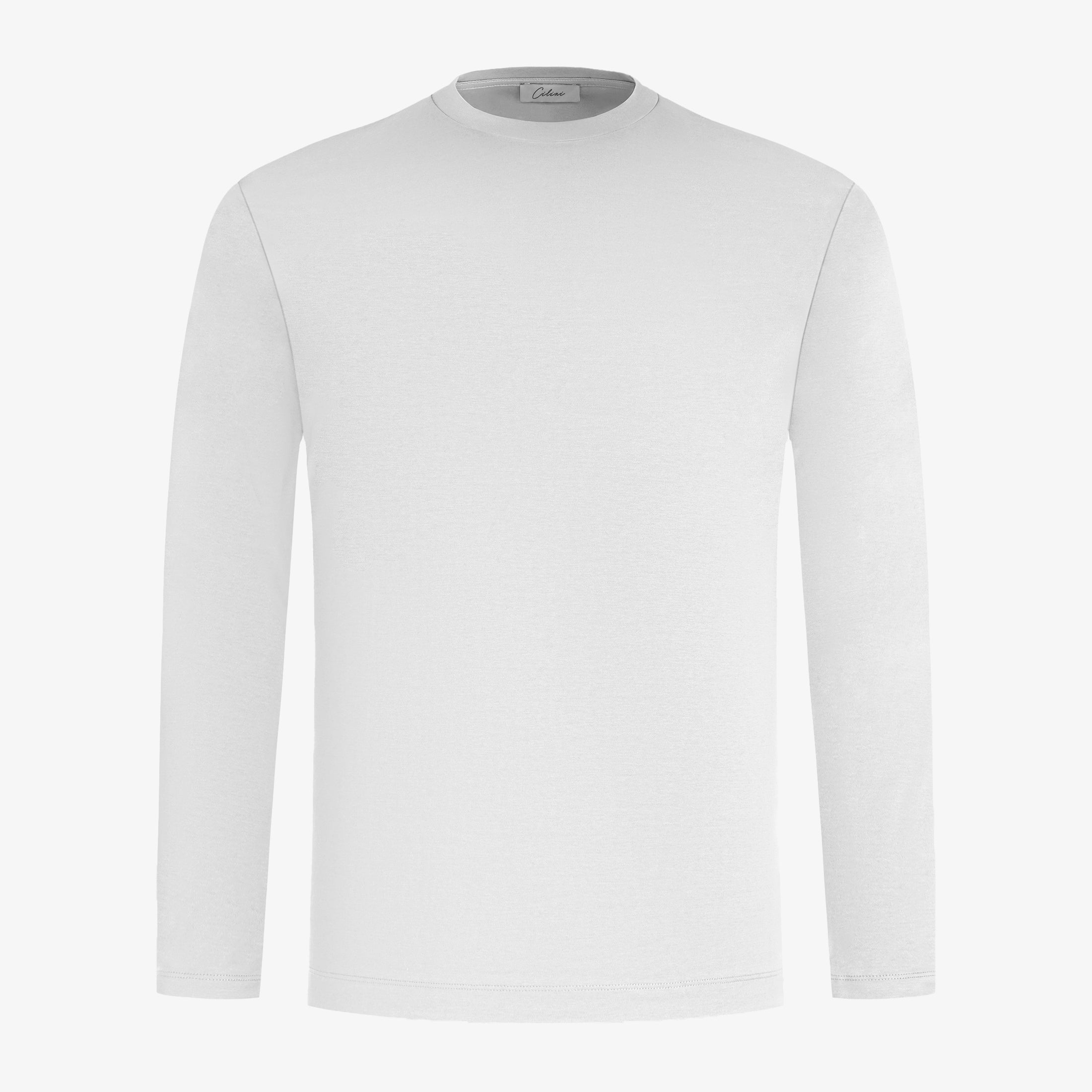 Mercerized Longsleeve - Wit