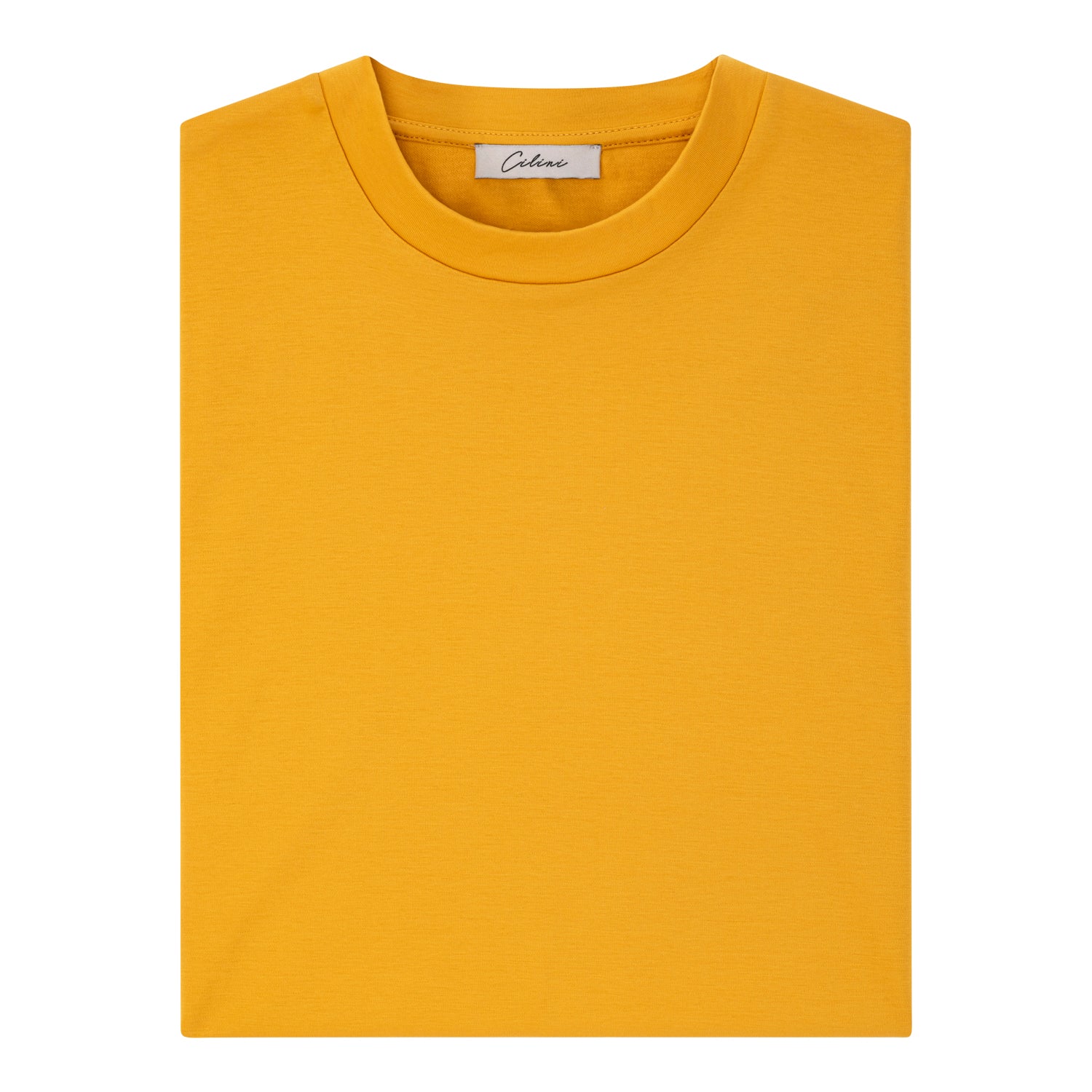 PREMIUM MERCERIZED COTTON TEE CANARY YELLOW